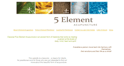 Desktop Screenshot of 5element.com.au